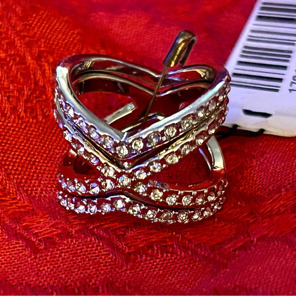 Premier Designs Limited Edition Double Vision Ring Sz. 7 - NWT